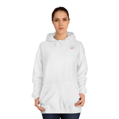 Unisex College Hoodie - Motiv: Front Logo & Rückseite Montenegro