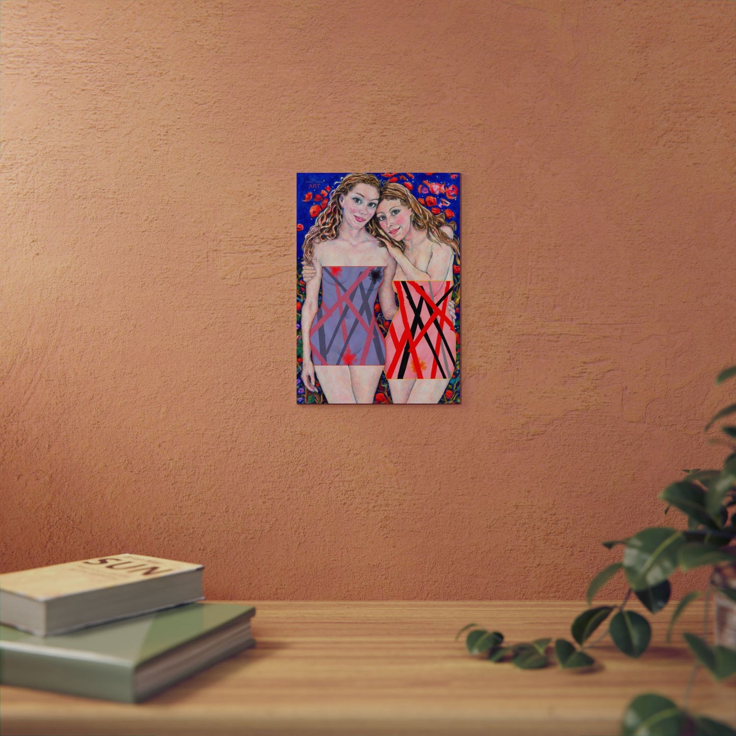 Aluminum Composite Panels - Motiv: "Freundinnen" bis H 59 cm