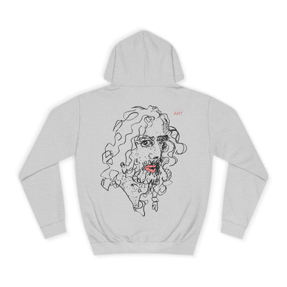 Unisex College Hoodie - Motiv: Front Logo & Rückseite Montenegro