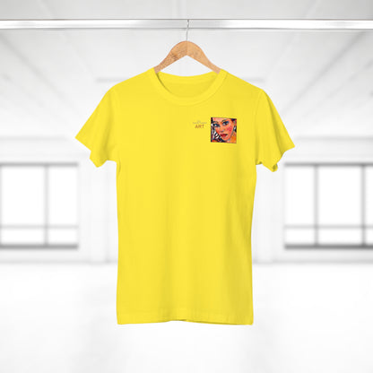 Single Jersey Women's T-shirt - Motiv: Lea, H 7 cm