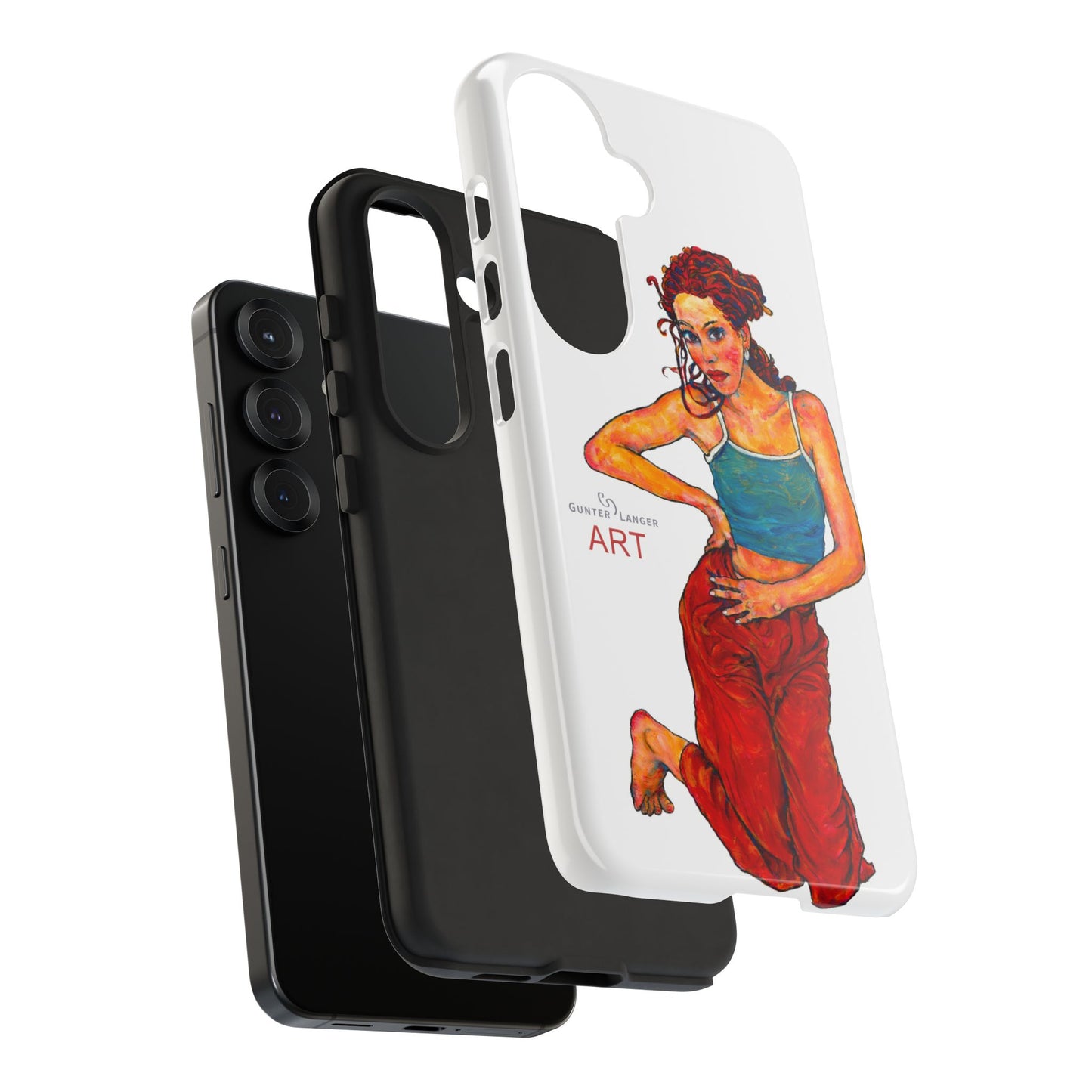 Tough Cases - Google Pixel - Samsung Galaxy - Motiv: Lea, Weiß