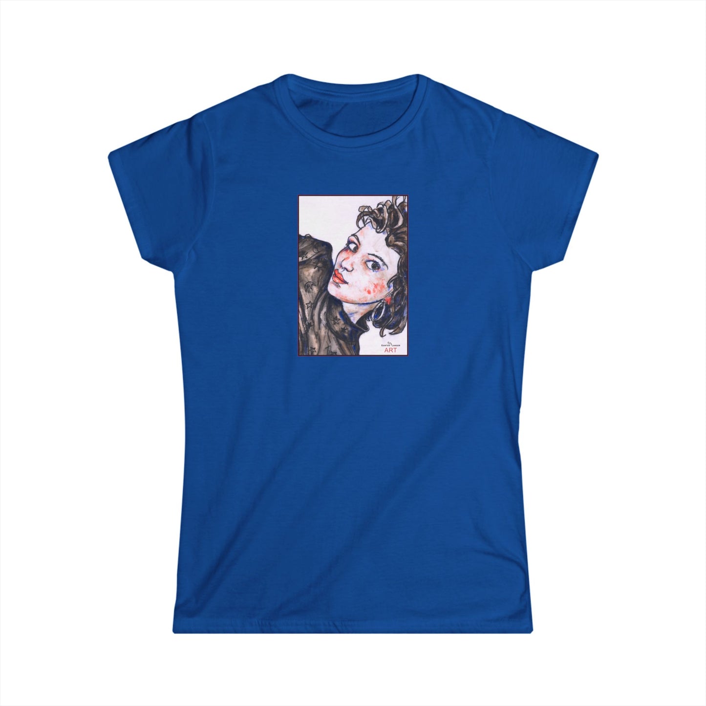 Women's Softstyle Tee - Motiv: Front Annette & Rückseite Annette