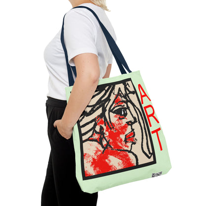 Tote Bag (AOP) - Motiv:  Front Ria & Rückseite Ria Grün