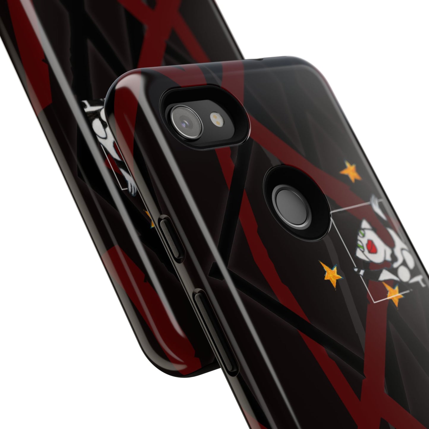 Tough Cases - Google Pixel - Samsung Galaxy - Motiv:  "Miau" klein H 8 cm, Sternenhimmel, Mikado3
