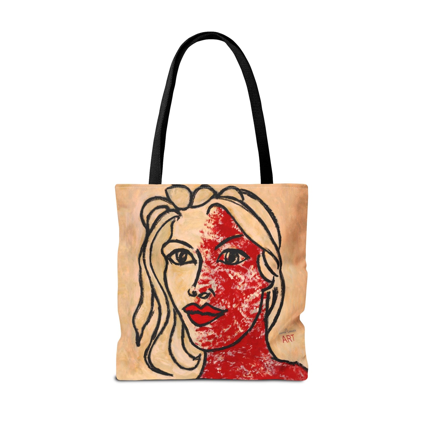 Tote Bag (AOP) - Motiv: Front Louisa ll & Rückseite Louisa ll