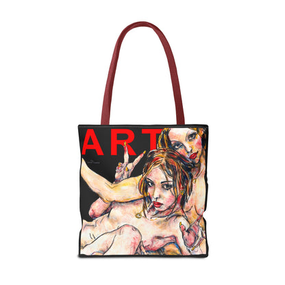 Tote Bag (AOP) - Motiv: Camilla - Leni, Schwarz