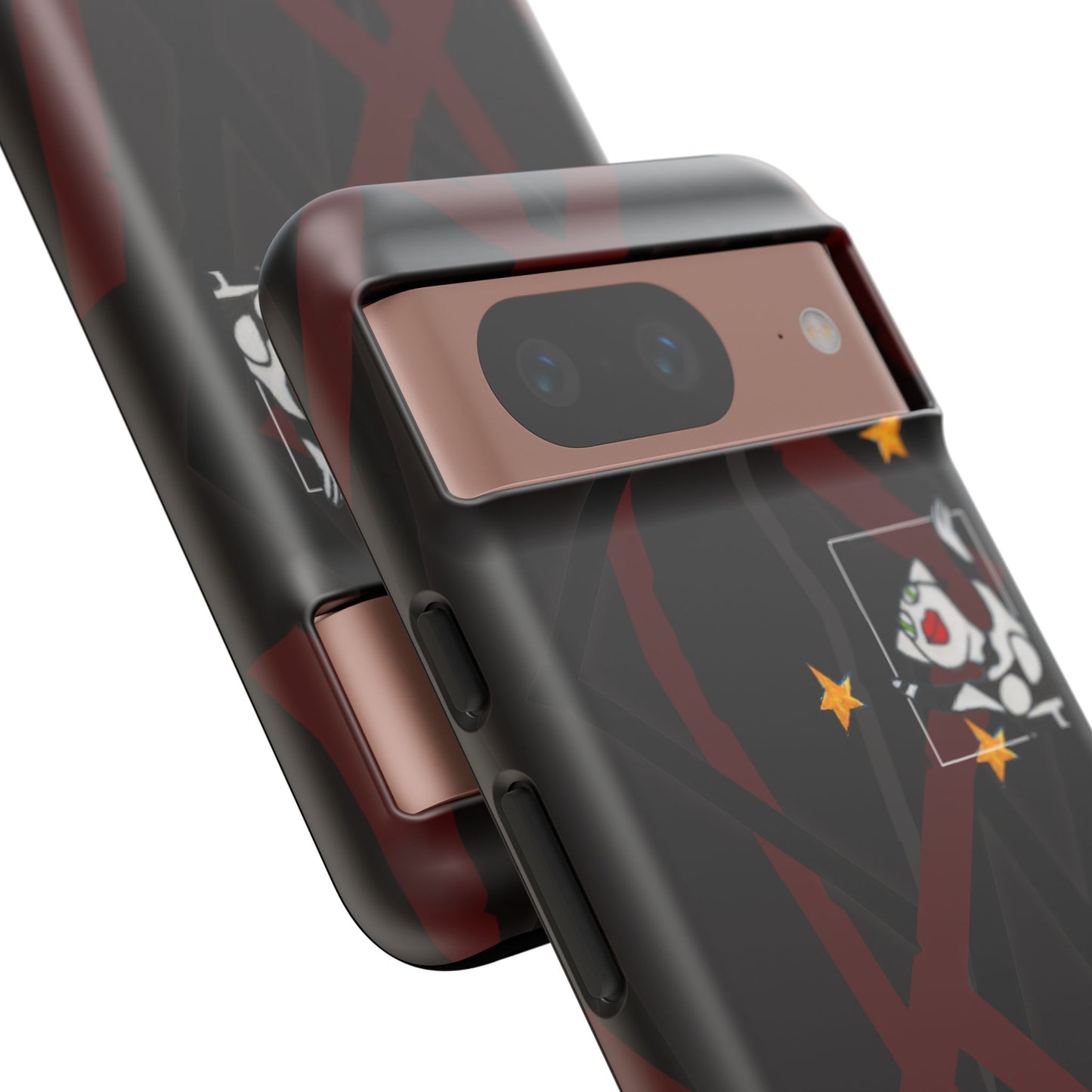 Tough Cases - Google Pixel - Samsung Galaxy - Motiv:  "Miau" klein H 8 cm, Sternenhimmel, Mikado3