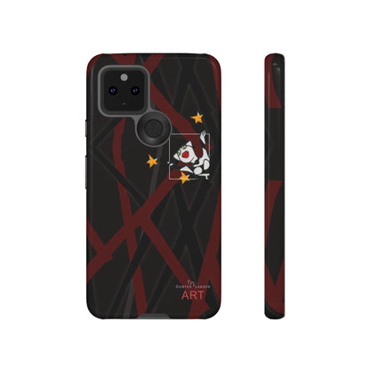 Tough Cases - Google Pixel - Samsung Galaxy - Motiv:  "Miau" klein H 8 cm, Sternenhimmel, Mikado3