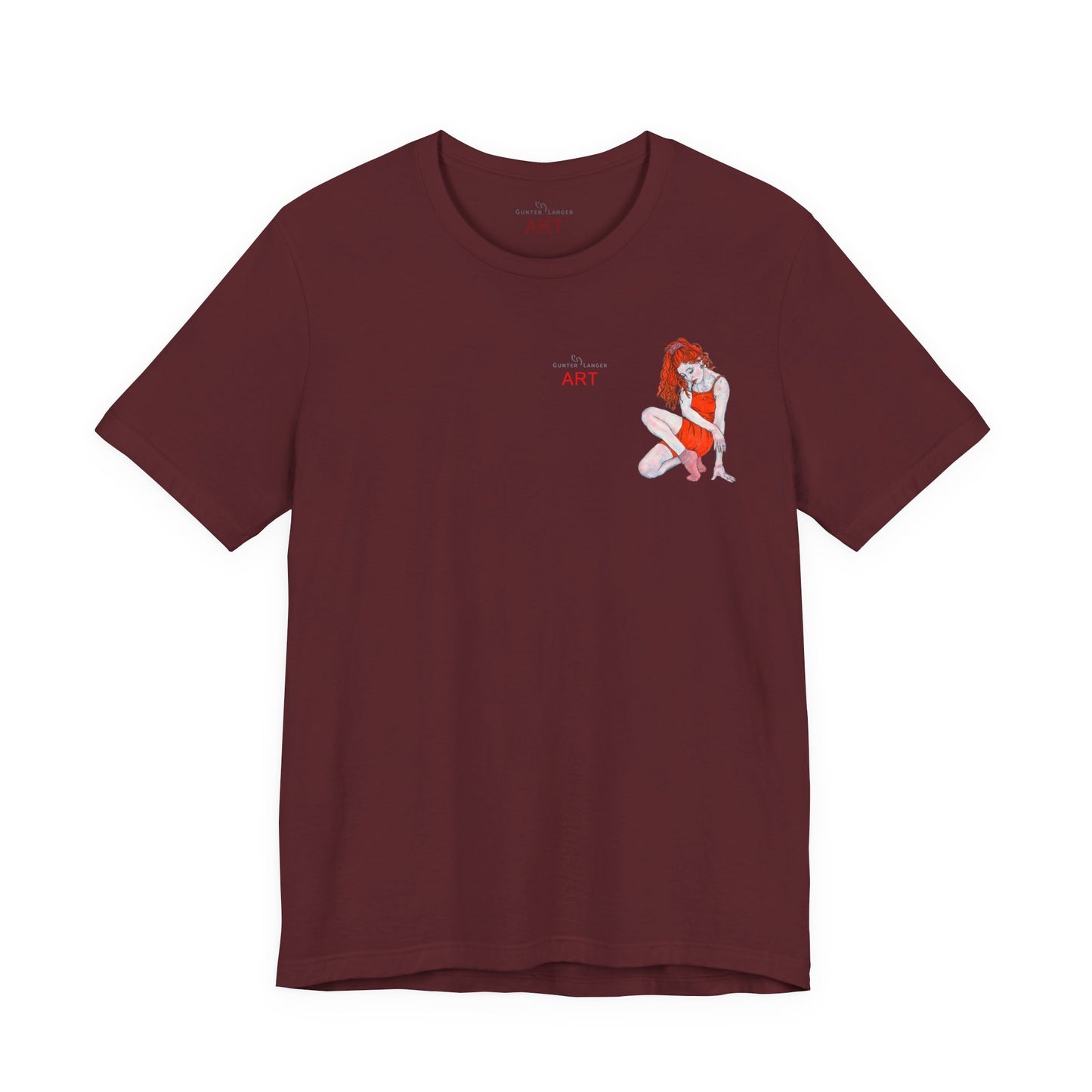 Unisex Jersey Short Sleeve Tee - Motiv: Front Julia, H12,5 cm