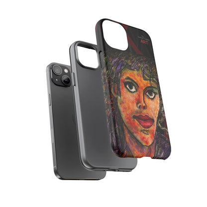 Tough Cases - iPhone - Motiv: MJ, Schwarz