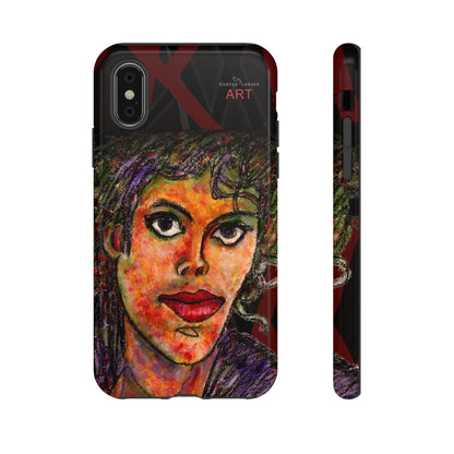 Tough Cases - iPhone - Motiv: MJ, Schwarz