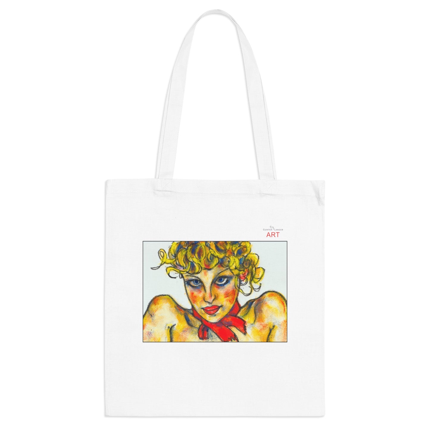 Tote Bag - Motiv: Ina, einseitig bedruckt, H 18 cm