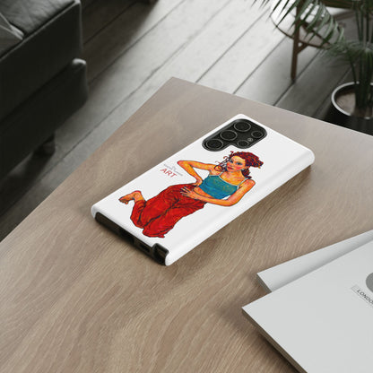 Tough Cases - Google Pixel - Samsung Galaxy - Motiv: Lea, Weiß