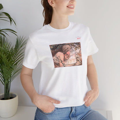 Jersey Short Sleeve Tee - Motiv: Front Antonia, H 15,73 cm
