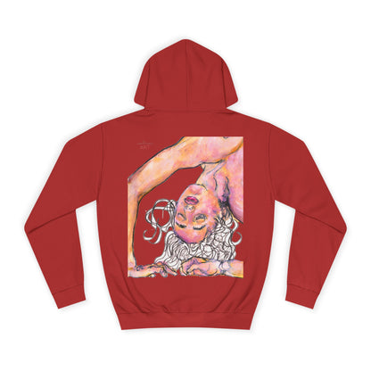 Unisex College Hoodie - Motiv: Rückseite Hanna, frei