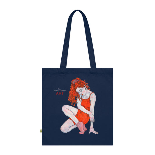 Organic Cotton Tote Bag - Motiv: Julia, einseitig beruckt, H 30 cm