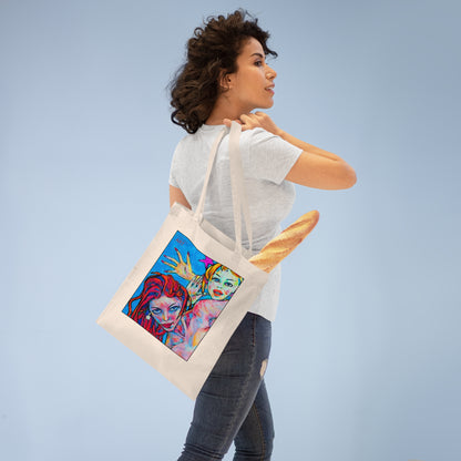 Tote Bag - Motiv: Valea und Sophia, einseitig bedruckt, H30,5 cm