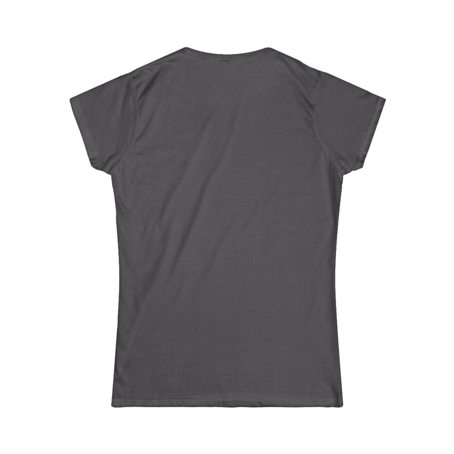Women's Softstyle Tee - Motiv: Front, Marie, Goldrahmen, H 14 cm