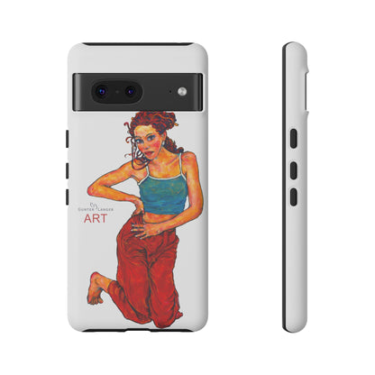 Tough Cases - Google Pixel - Samsung Galaxy - Motiv: Lea, Weiß