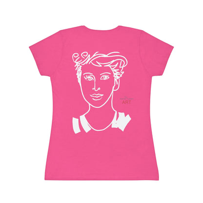 Women's Iconic T-Shirt - Motiv: Lars & Lars (weiß)