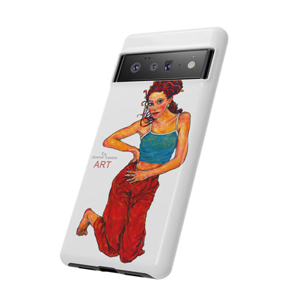 Tough Cases - Google Pixel - Samsung Galaxy - Motiv: Lea, Weiß