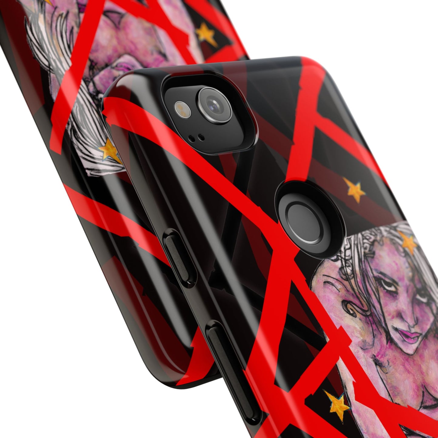 Tough Cases - Google Pixel - Samsung Galaxy - Motiv: Stella, Mikado