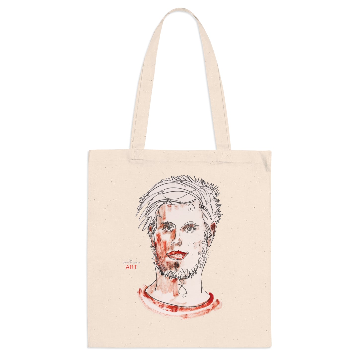 Tote Bag - Motiv: Markus, einseitig bedruckt H 30,5 cm