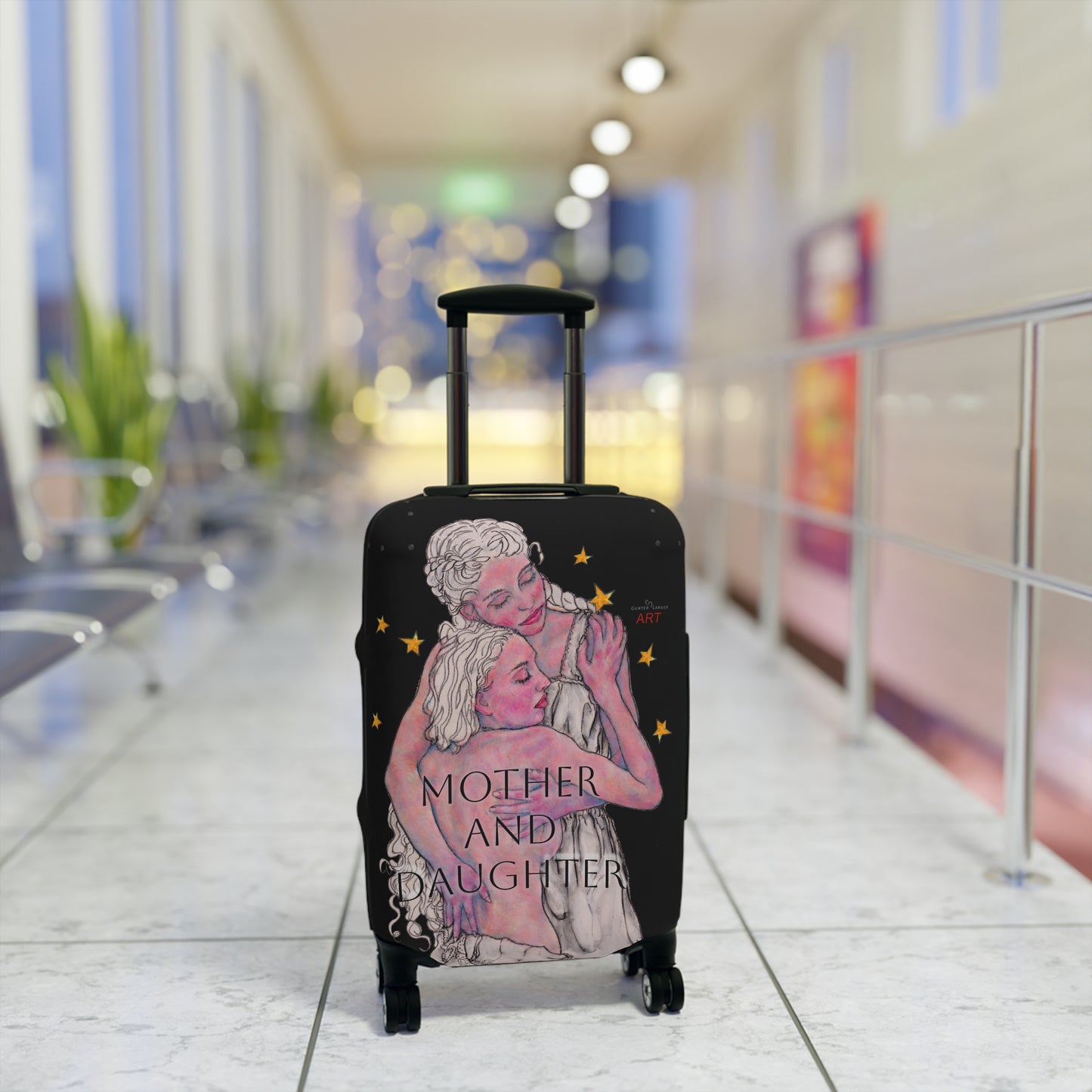 Luggage Cover - Mutter und Tochter - Motiv: Zuflucht, Sterne