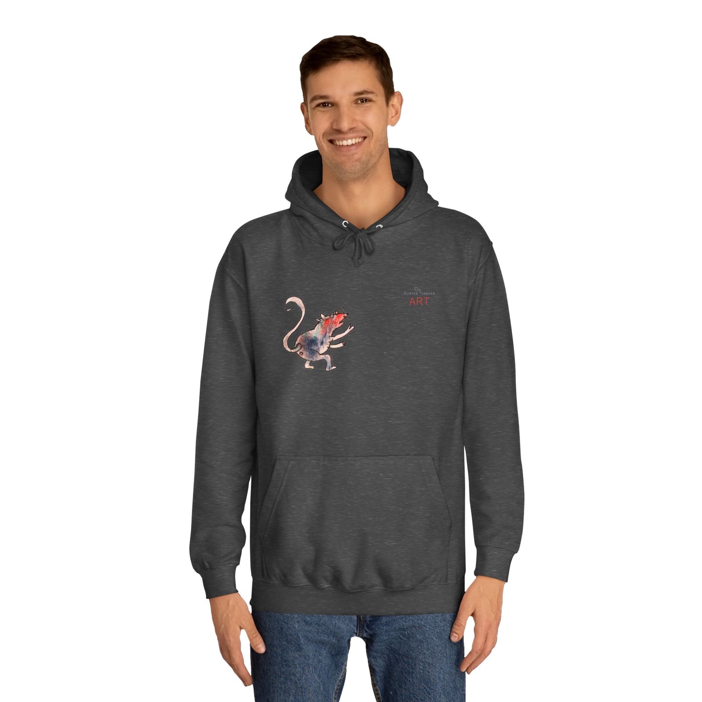 Unisex College Hoodie - Motiv: Ratte & Karambolage