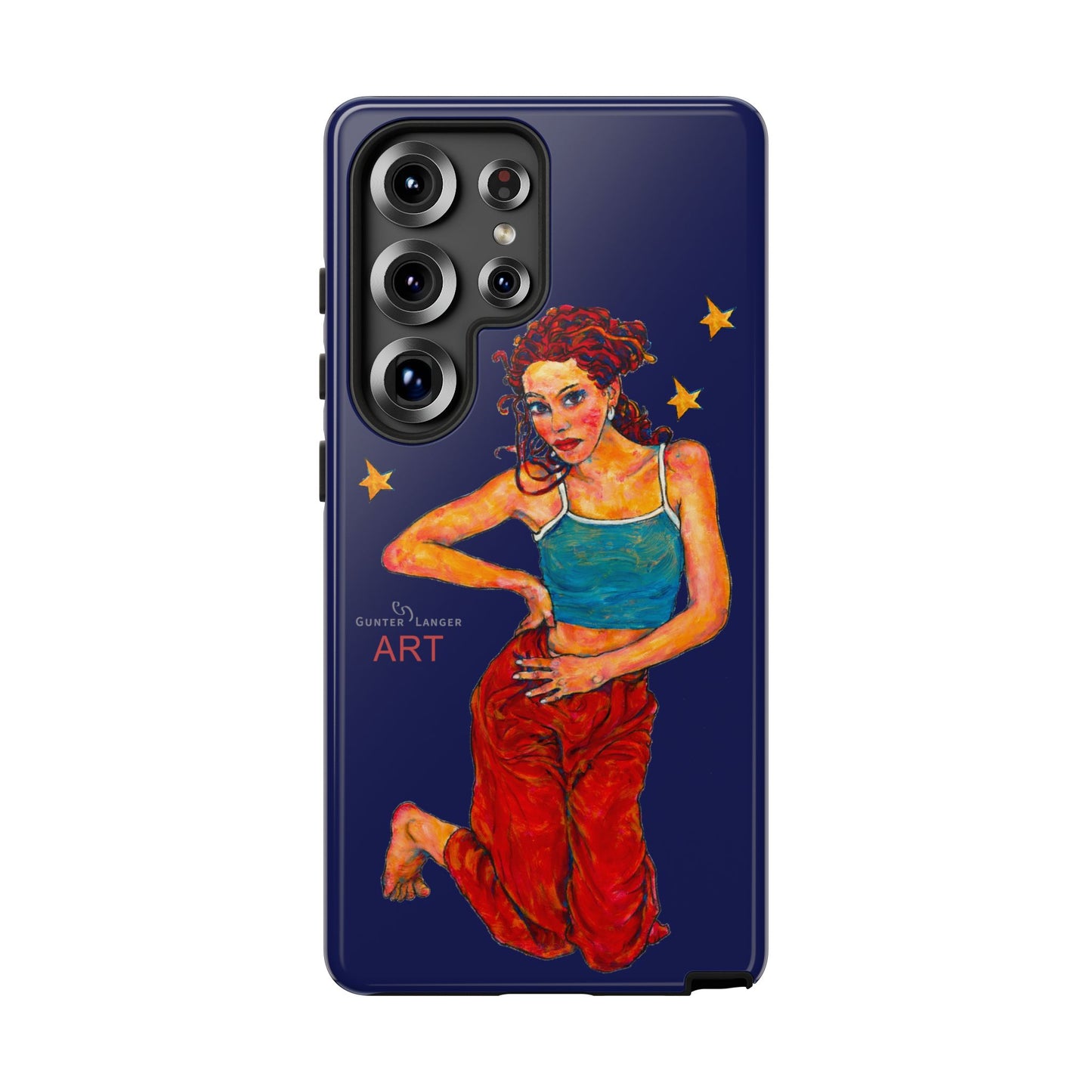 Tough Cases - Google Pixel - Samsung Galaxy - Motiv: Lea, Sternenhimmel