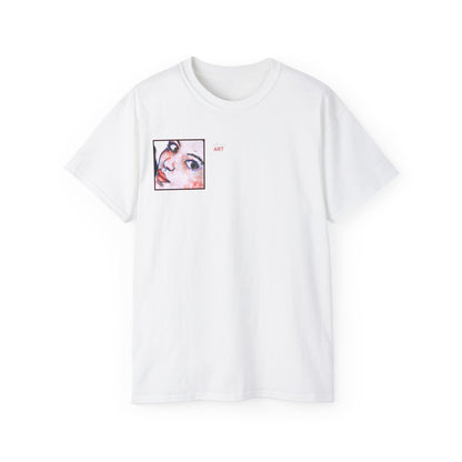 Unisex Ultra Cotton Tee - Motiv: Front Annette (Ausschnitt) & Rückseite Annette