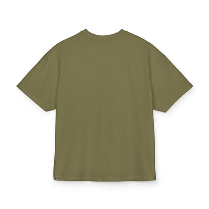 Unisex Ultra Heavy Cotton Box Tee - Motiv: Front Lars, Weiß auf Schwarz, 30 cm