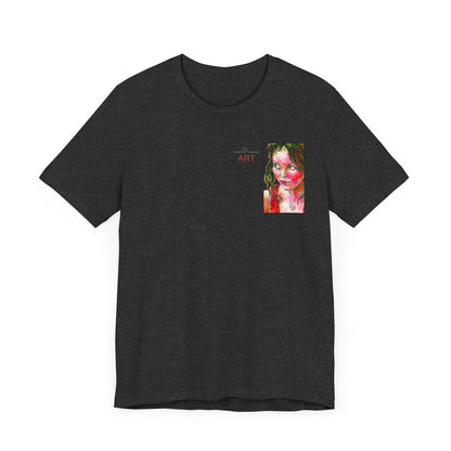 Unisex Jersey Short Sleeve Tee - Motiv: Front Alea (Ausschnitt) & Rückseite  Alea