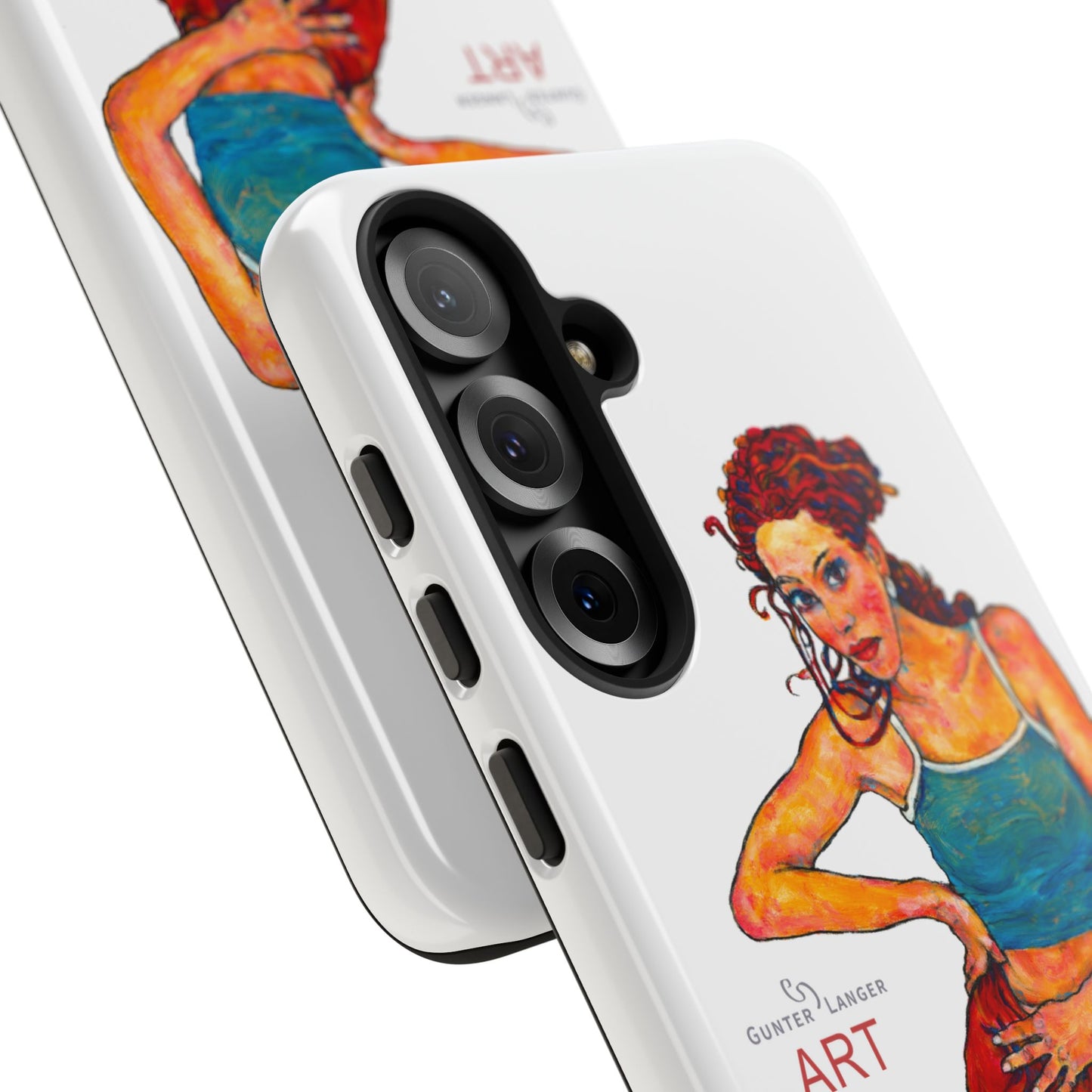 Tough Cases - Google Pixel - Samsung Galaxy - Motiv: Lea, Weiß