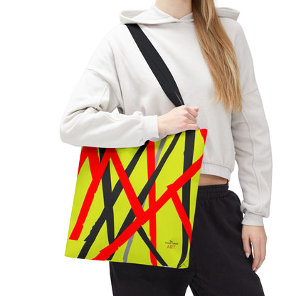 Tote Bag (AOP) - Motiv: Mikado, Hellgrün