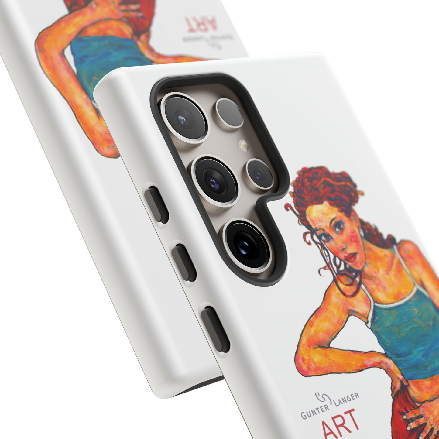 Tough Cases - Google Pixel - Samsung Galaxy - Motiv: Lea, Weiß