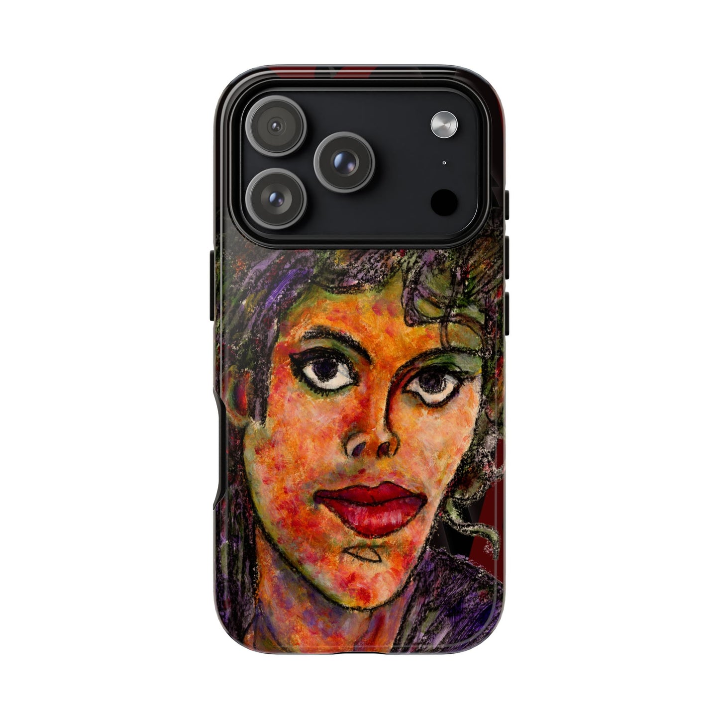 Tough Cases - iPhone - Motiv: MJ, Schwarz