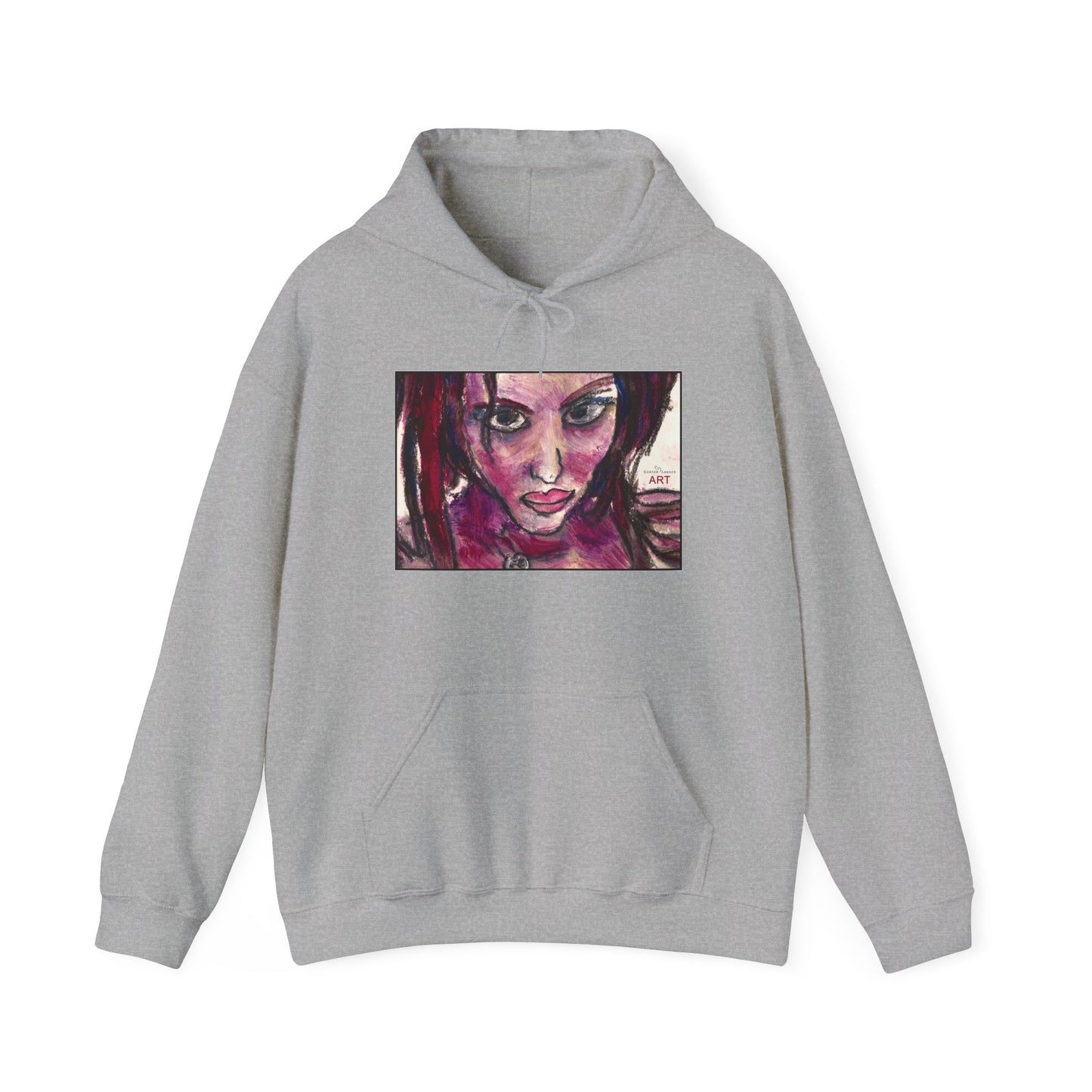 Unisex Heavy Blend™ Hooded Sweatshirt - Motiv Frontseite "Lola", H 19 cm