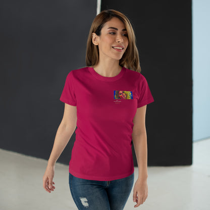 Single Jersey Women's T-shirt - dunkel - Motiv: Mascha, H 5 cm
