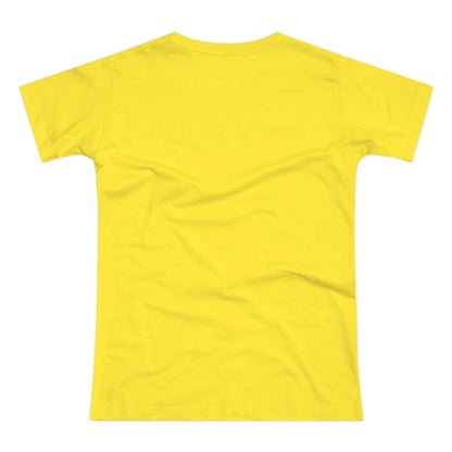 Single Jersey Women's T-shirt - hell - Motiv: Erna, Ausschnitt, H 8 cm