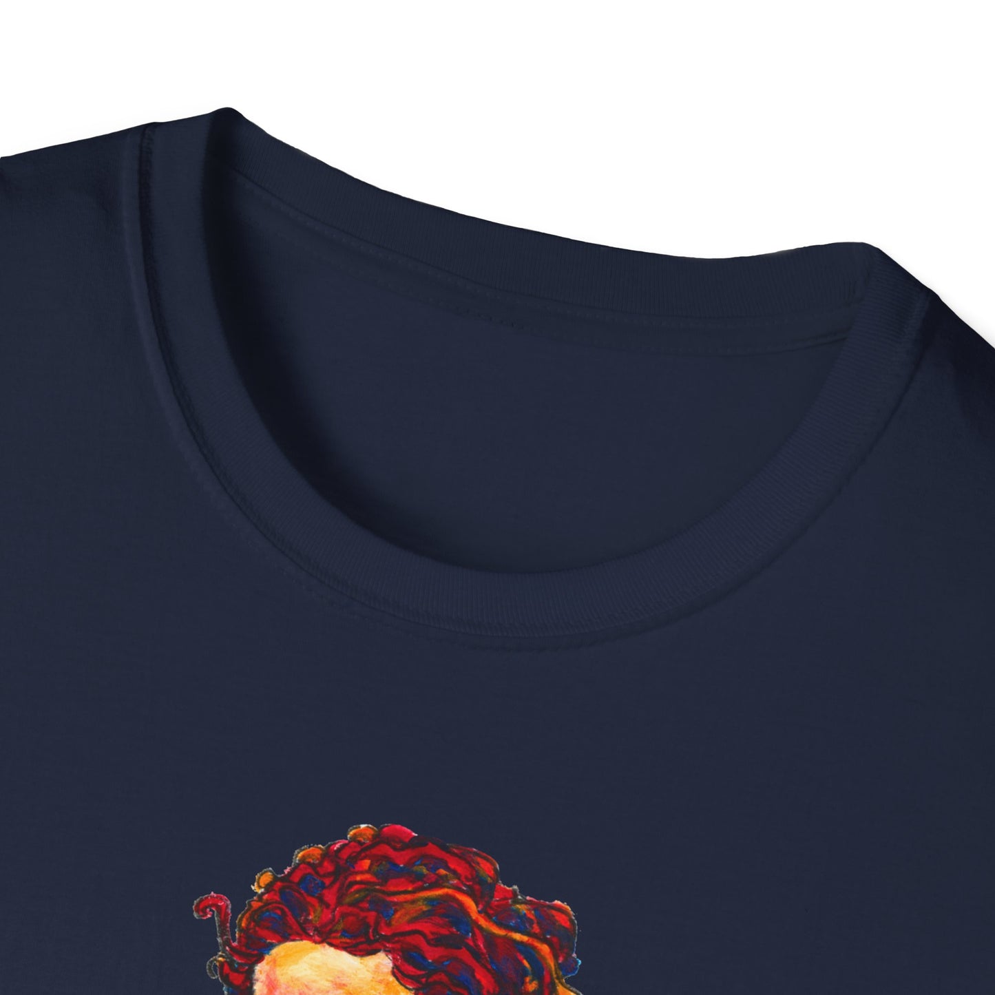 Unisex Softstyle T-Shirt - Motiv: Front Lea, H 45,2 cm