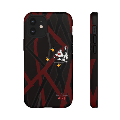 Tough Cases - iPhone - Motiv:  "Miau" klein H 8 cm, Sternenhimmel, Mikado3