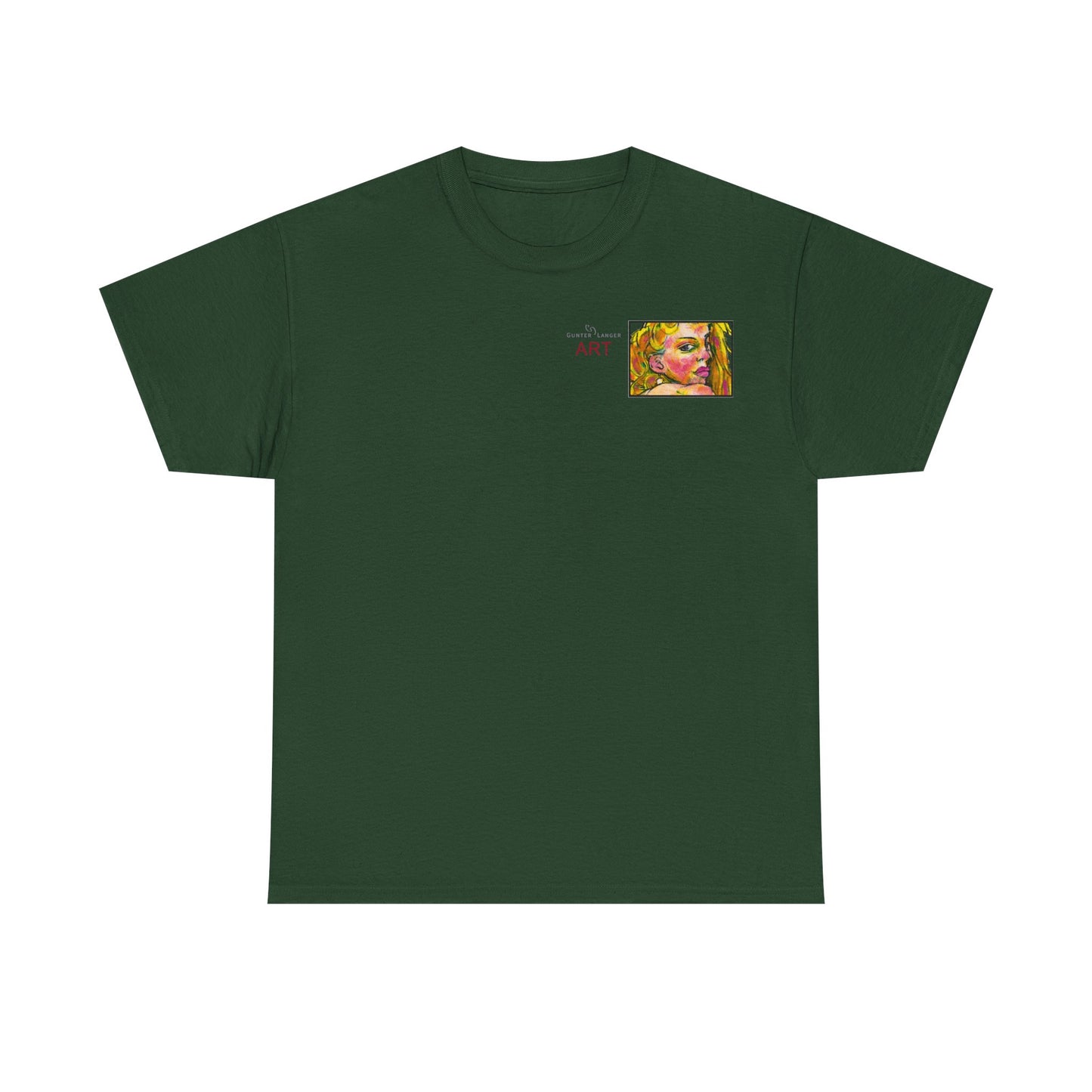 Unisex Heavy Cotton Tee - Motiv: Romina, H 7 cm