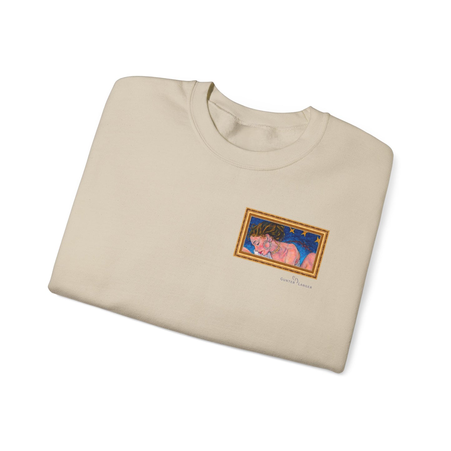 Unisex Heavy Blend™ Crewneck Sweatshirt - Motiv: Front Alva (Ausschnitt) &  Rückseite Alva