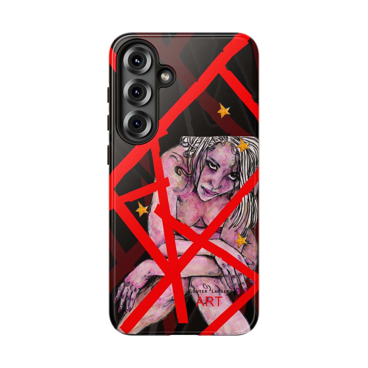 Tough Cases - Google Pixel - Samsung Galaxy - Motiv: Stella, Mikado