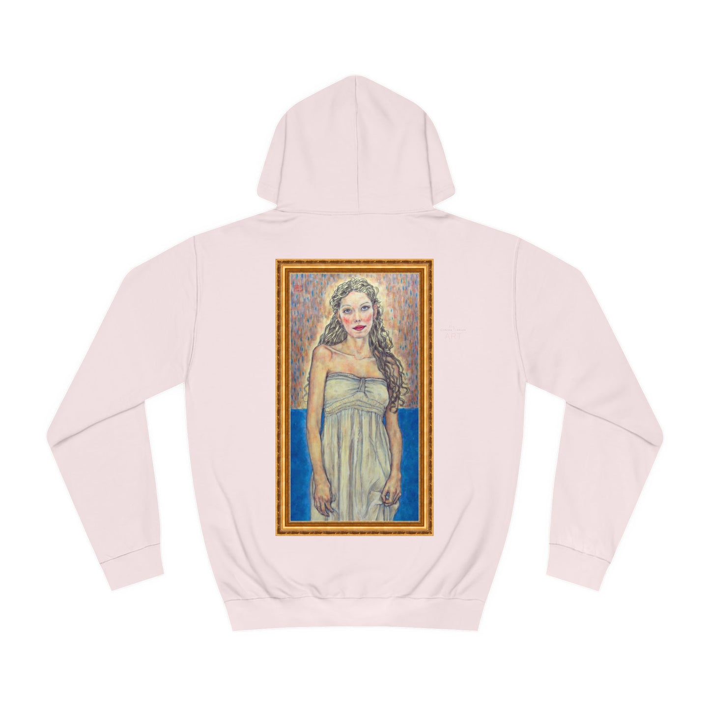 Unisex College Hoodie - Motiv: Front Marie (Ikone) & Rückseite Marie (Rahmen)