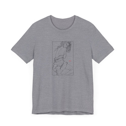 Unisex Jersey Short Sleeve Tee - Motiv: Front Giselle, im Kasten H 25 cm