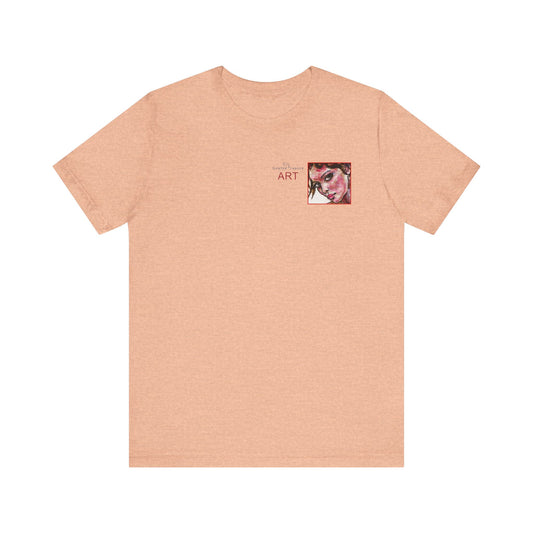 Copy of Unisex Jersey Short Sleeve Tee - Motiv: Annette, H 8 cm