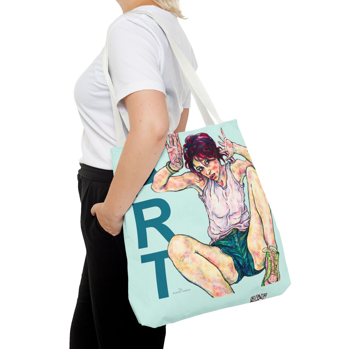 Tote Bag (AOP) - Motiv: Siegesgöttin, Flieder