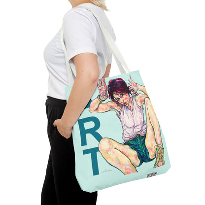 Tote Bag (AOP) - Motiv: Siegesgöttin, Flieder